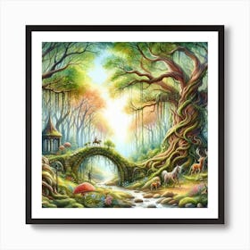 Fairytale Forest 5 Art Print