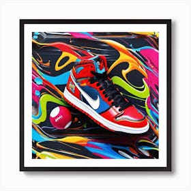 Nike Jordan 1 High Art Print