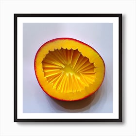 Paper Cut Mango 1 Art Print