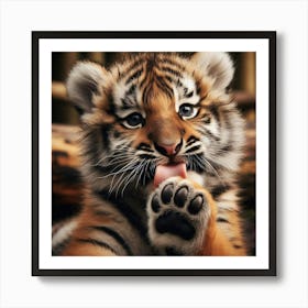 Tiger Cub Art Print