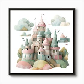 Fairytale Castle 21 Art Print