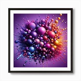 Abstract Spheres 4 Art Print
