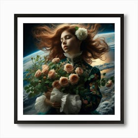 Roses From The Earth Art Print