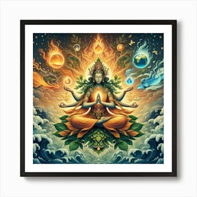 Goddess Of Fire Art Print