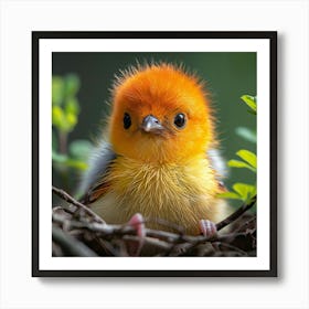 Little Bird In The Nest Art Print