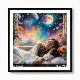 Dreaming Of The Moon Art Print