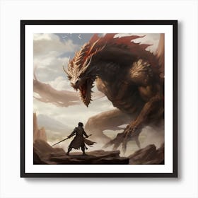 Dragon Slayer Art Print