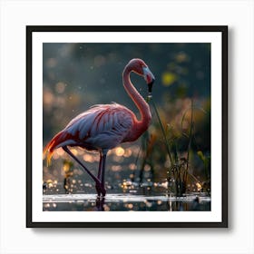 Flamingo 71 Art Print