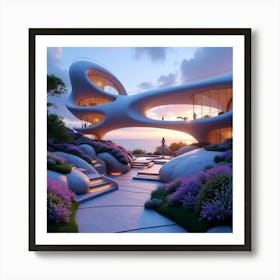 Futuristic House 16 Art Print