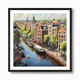 Amsterdam Canal 13 Art Print