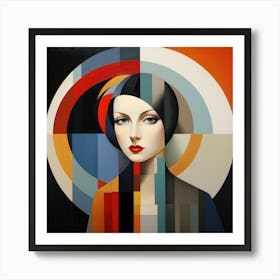 Bauhaus Turkish Woman 01 Art Print