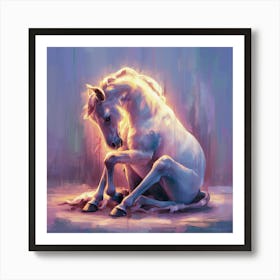 White Horse 1 Art Print