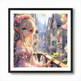 Anime Girl 13 Art Print