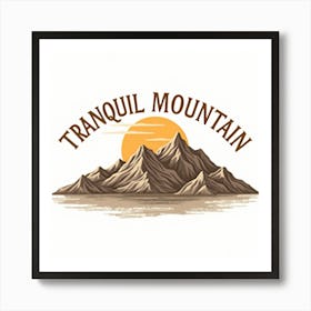 Tranquil Mountain Art Print