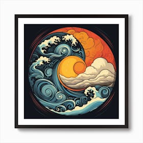 Great Wave 33 Art Print