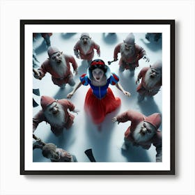 Snow White And The Seven Dwarfs 15 Art Print