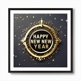 Happy New Year 11 Art Print