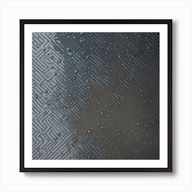 Raindrops On A Window Art Print