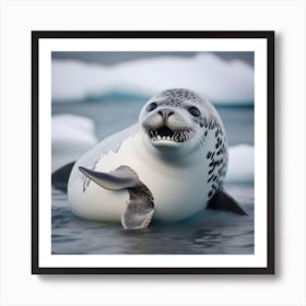 LEOPARD SEAL Art Print
