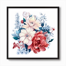 Floral Bouquet 8 Art Print
