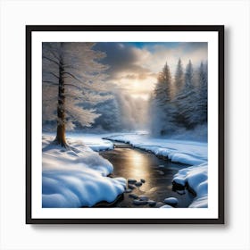 Snowy River Art Print