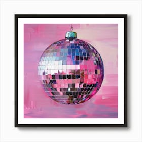 Disco Ball Canvas Print Art Print