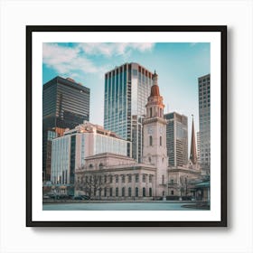 Buildings Art Print