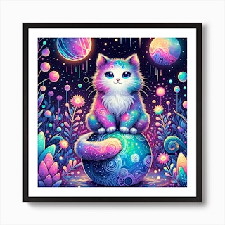 Galaxy Cat – Diamond Painting