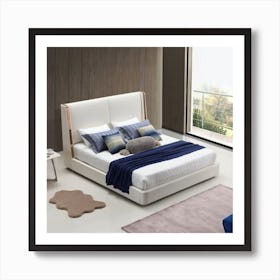 Modern Bedroom 1 Art Print