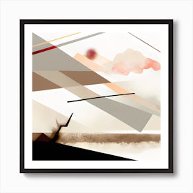 Geometric Landscape Art Print