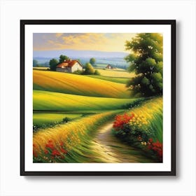 Country Road 14 Art Print