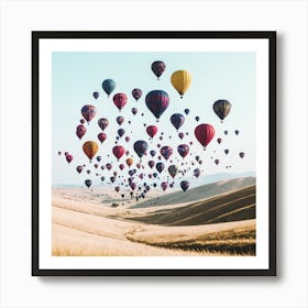 Hot Air Balloons In The Sky 7 Poster