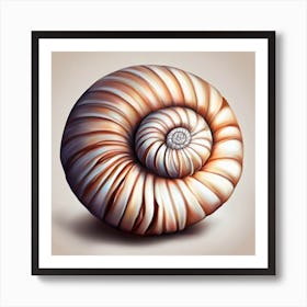 Odd Nautilus Shell Art Print