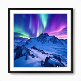 Northern lights Art Print