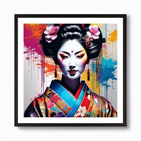 Geisha 141 Art Print