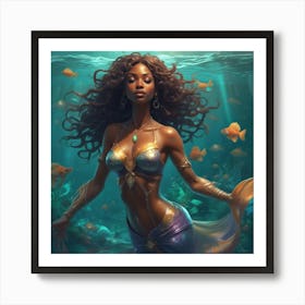 Mermaid 1 Art Print