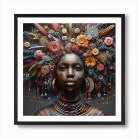 African Woman 2 Art Print