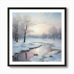 Winter Landscape 4 Art Print