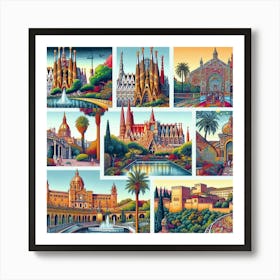 Barcelona 1 Art Print