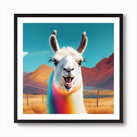 Llama 3 Art Print