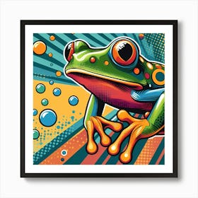 Pop Frog Art Print