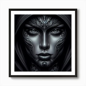 Dark Fantasy Woman Art Print