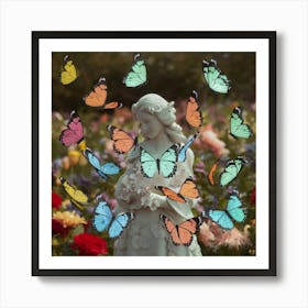 Butterfly - Butterfly Stock Videos & Royalty-Free Footage Art Print