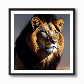 Lion of Avion Art Print