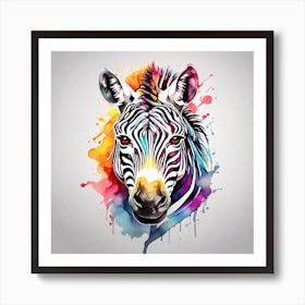 Zebra Art Print