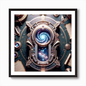 Galactic Quantum Compiler Art Print