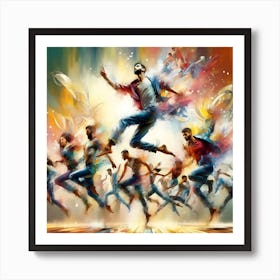 Dancers 1 Art Print