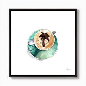 Summer Coffee Art Print