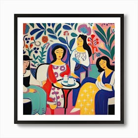 Tea Time, The Matisse Inspired Art Collection Art Print