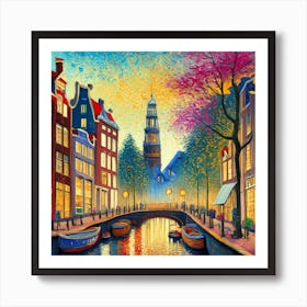 Amsterdam Canal 1 Art Print